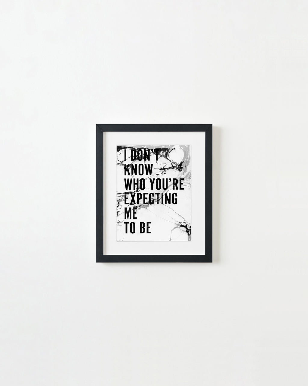 Painting by Ben Skinner titled "I Don't Know Who You're Expecting Me To Be" - 3.