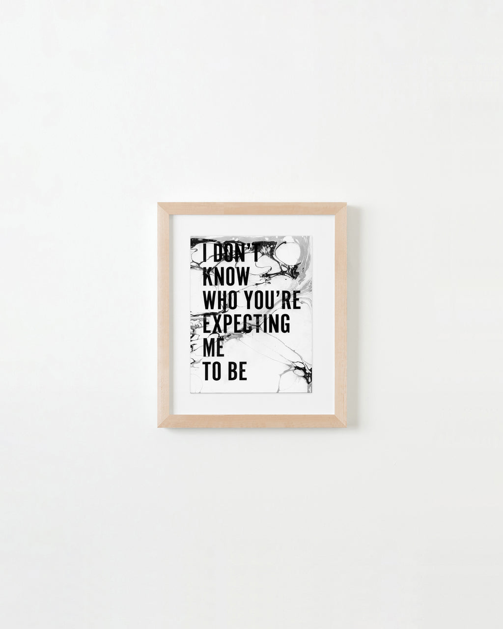 Painting by Ben Skinner titled "I Don't Know Who You're Expecting Me To Be" - 4.