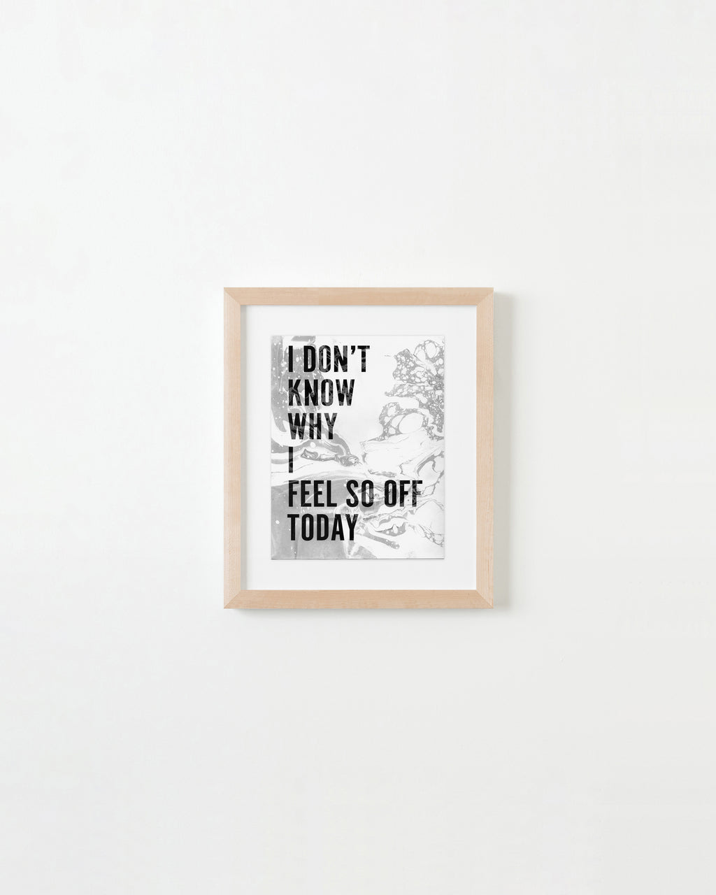 Painting by Ben Skinner titled "I Don't Know Why I Feel So Off Today" - 4.