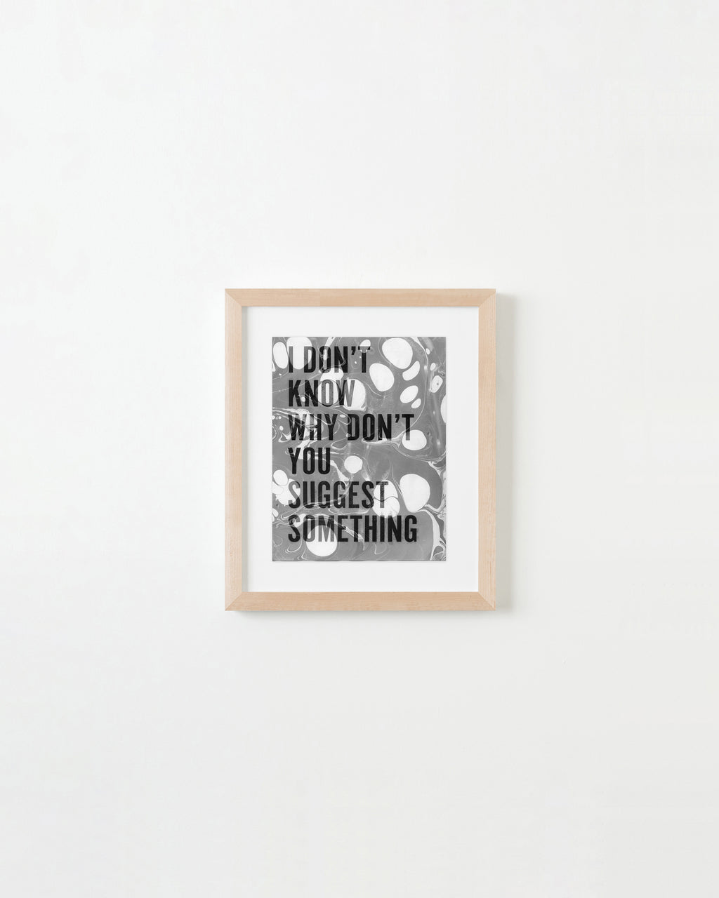 Painting by Ben Skinner titled "I Don't Know Why Don't You Suggest Something" - 4.