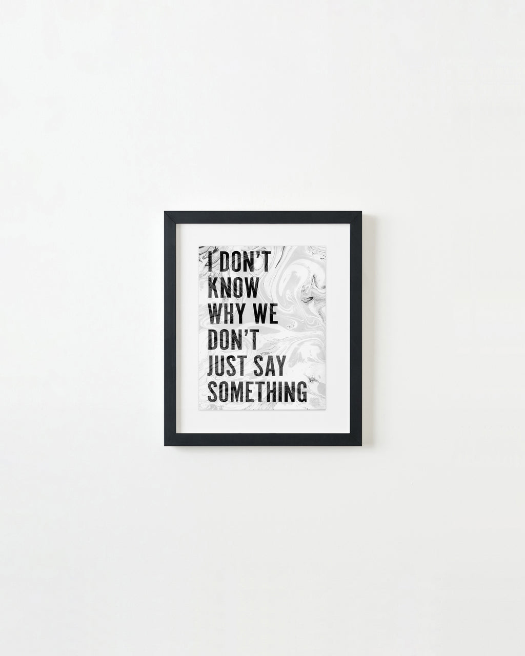 Painting by Ben Skinner titled "I Don't Know Why We Don't Just Say Something" - 3.