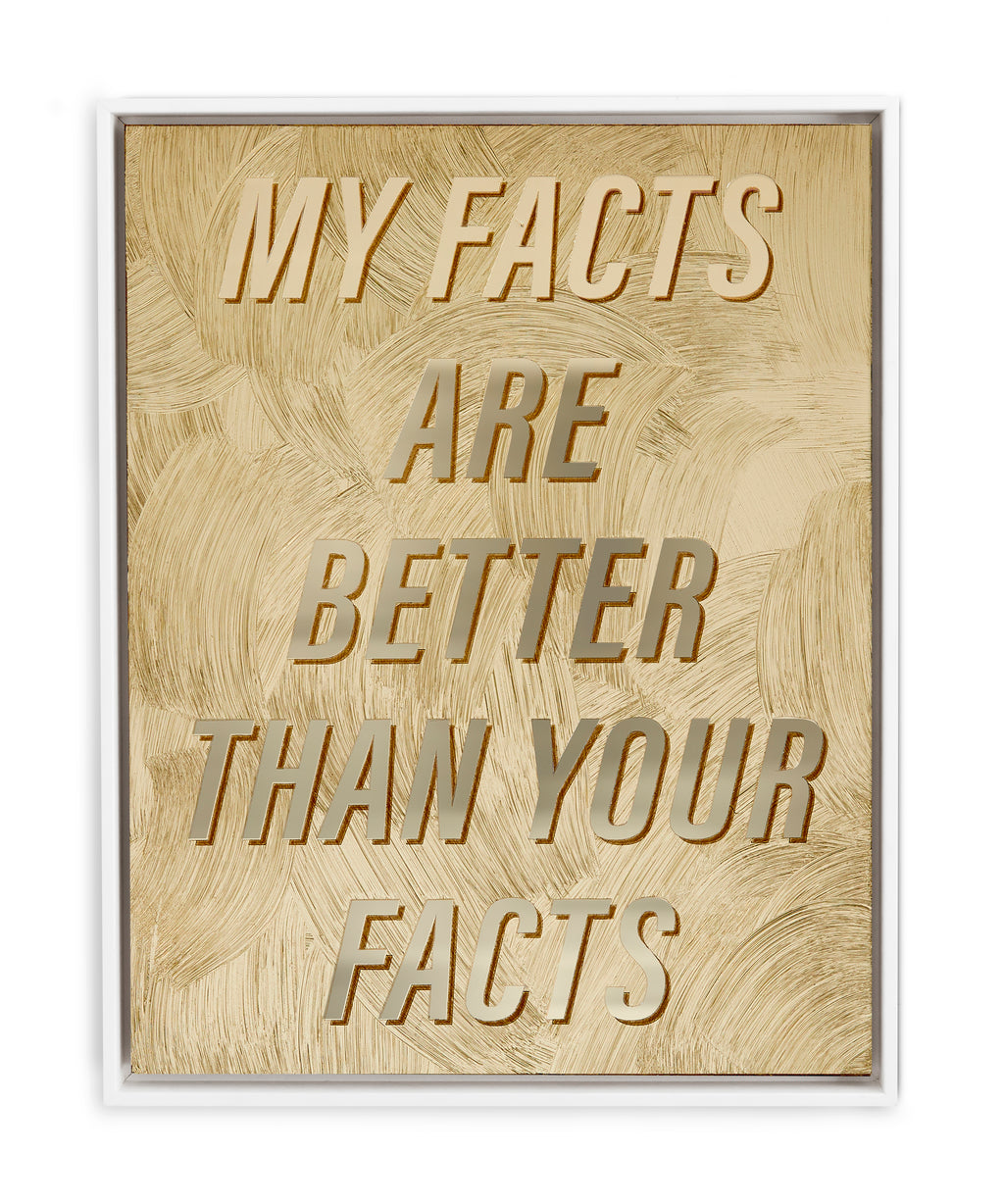 Mixed Media by Ben Skinner titled "My Facts Are Better" - 2.