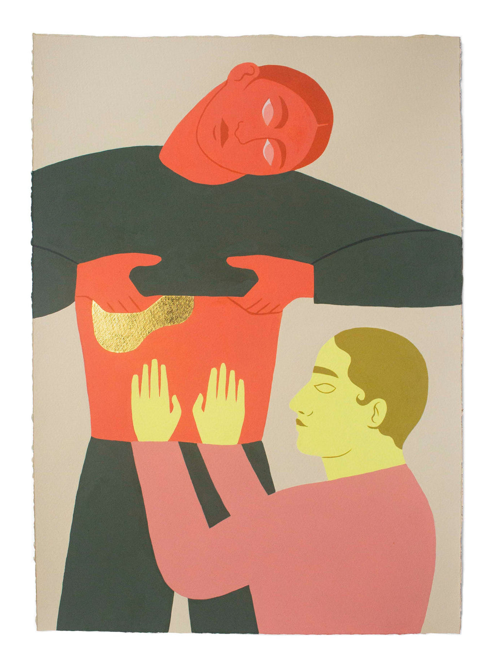 Painting by Rachel Levit Ruiz titled "Bilious" - 2.