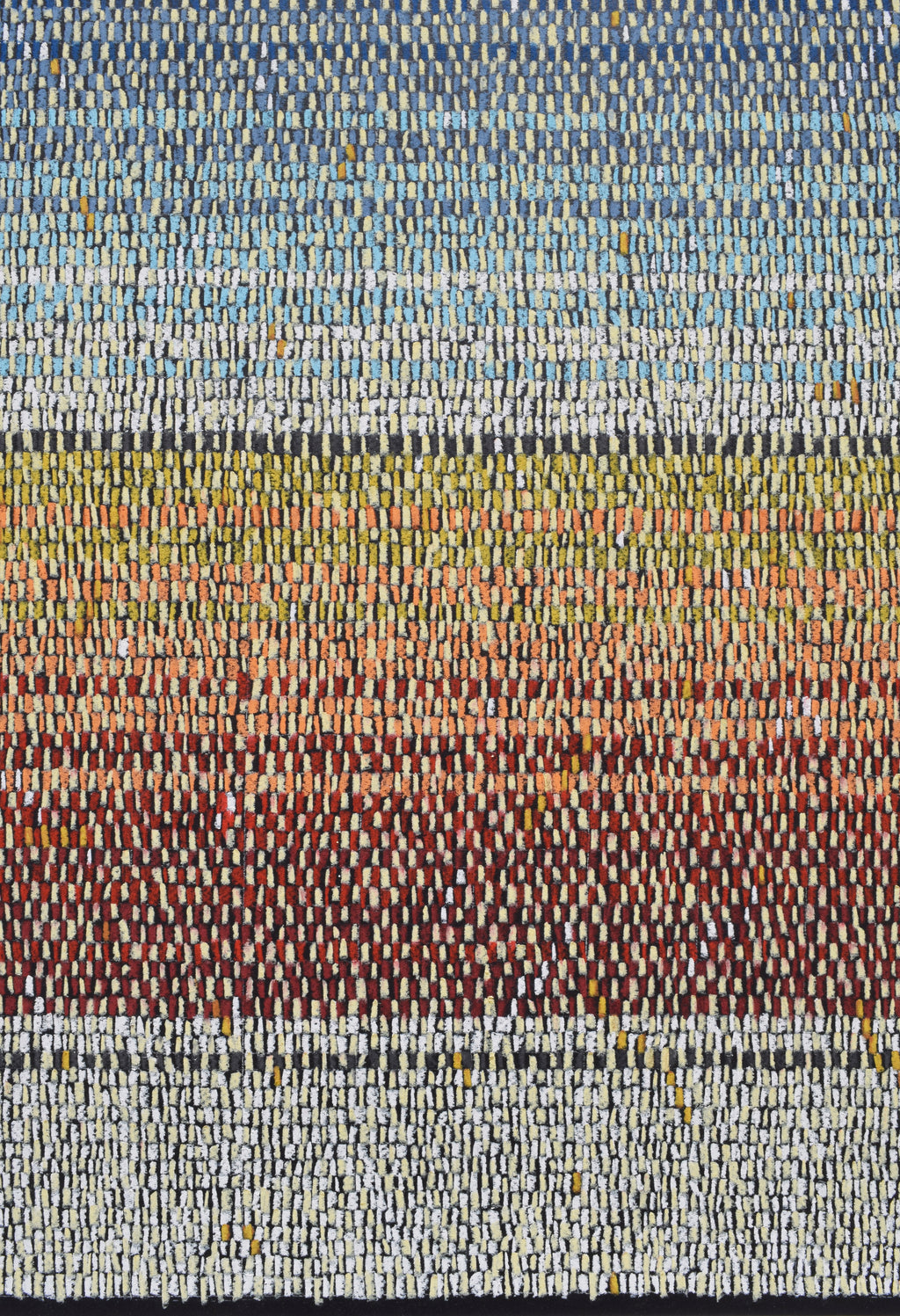 Drawing by Blake Aaseby titled "Off-Brand Heirloom (Serape Study #1)" - 3.