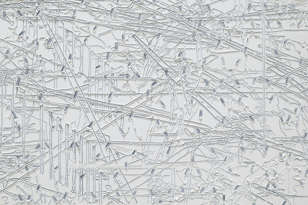 Painting by Blake Aaseby titled "Re Membered (Courtside)" - 3.