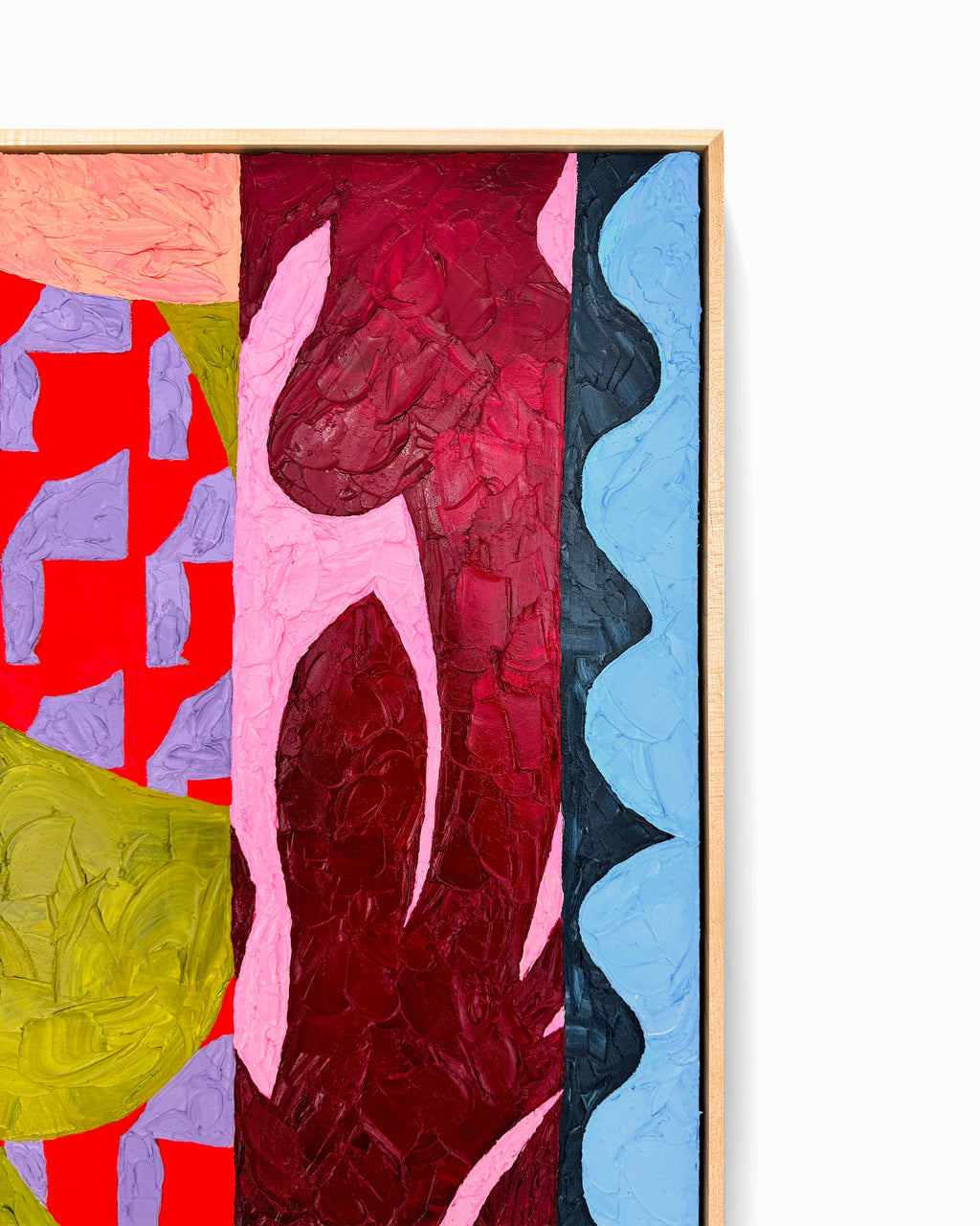 Painting by Alex Proba titled "Blossoming Geometry" - 5.