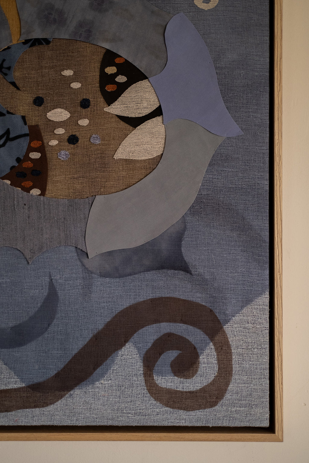 Mixed Media by Anton Nazarko titled "Two Flowers (Blue)" - 3.