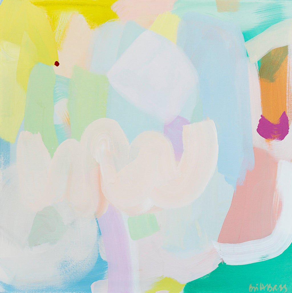 Painting by Britt Bass titled "Sherbert V" - 2.