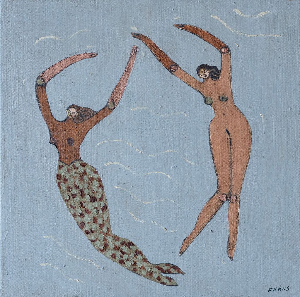 Painting by Brittany Ferns titled "Between Two Worlds" - 2.