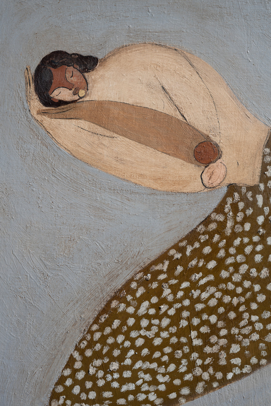 Painting by Brittany Ferns titled "Cradled In Water" - 3.