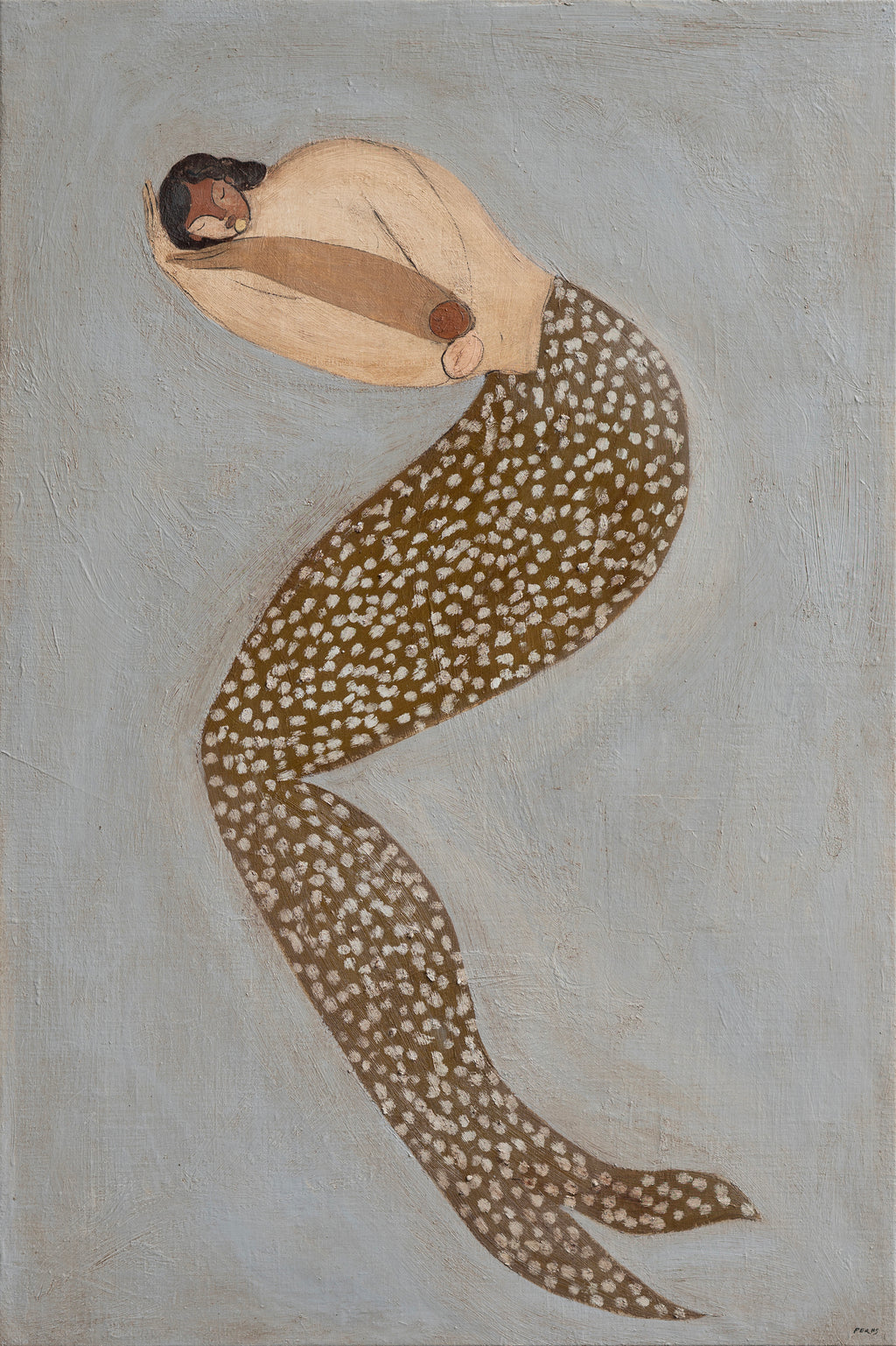 Painting by Brittany Ferns titled "Cradled In Water" - 2.