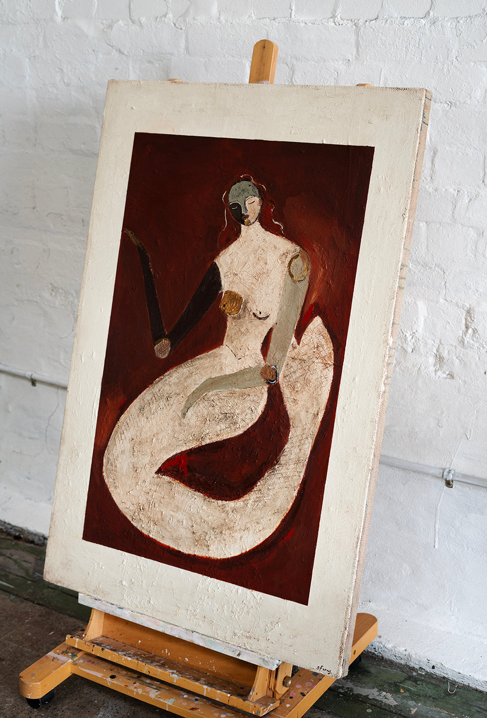 Painting by Brittany Ferns titled "In The Deep" - 5.