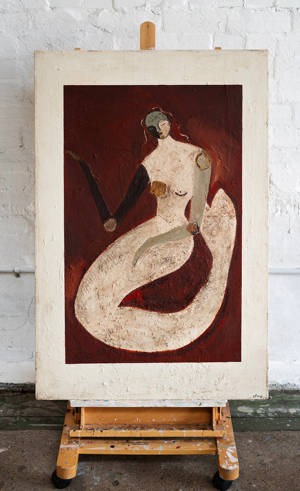 Painting by Brittany Ferns titled "In The Deep" - 6.