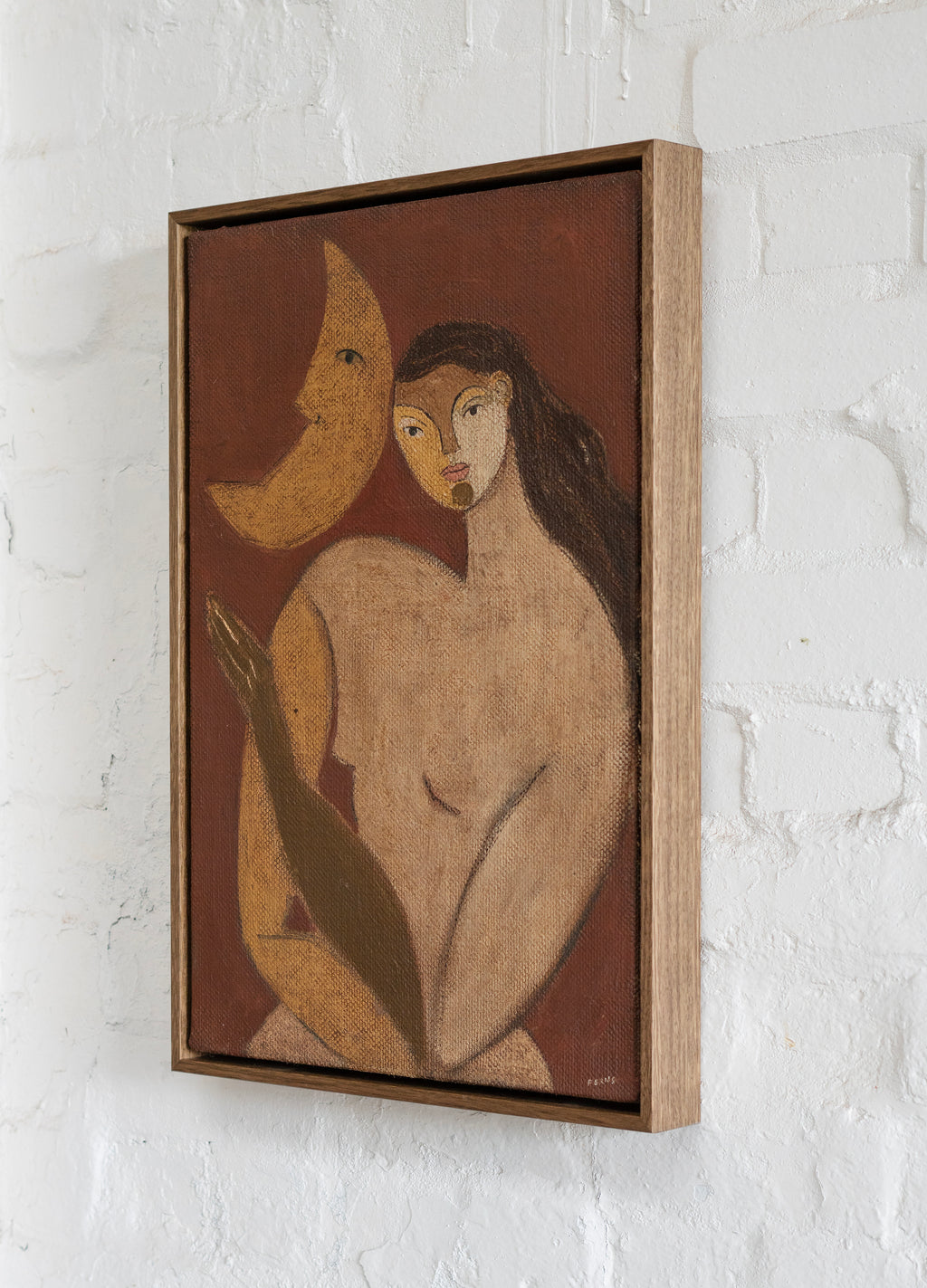 Painting by Brittany Ferns titled "Keeper Of Small Worlds One" - 3.