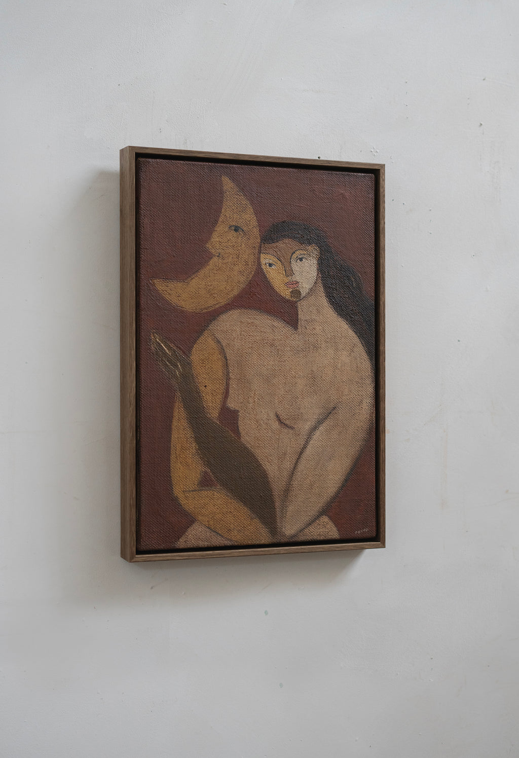 Painting by Brittany Ferns titled "Keeper Of Small Worlds One" - 4.