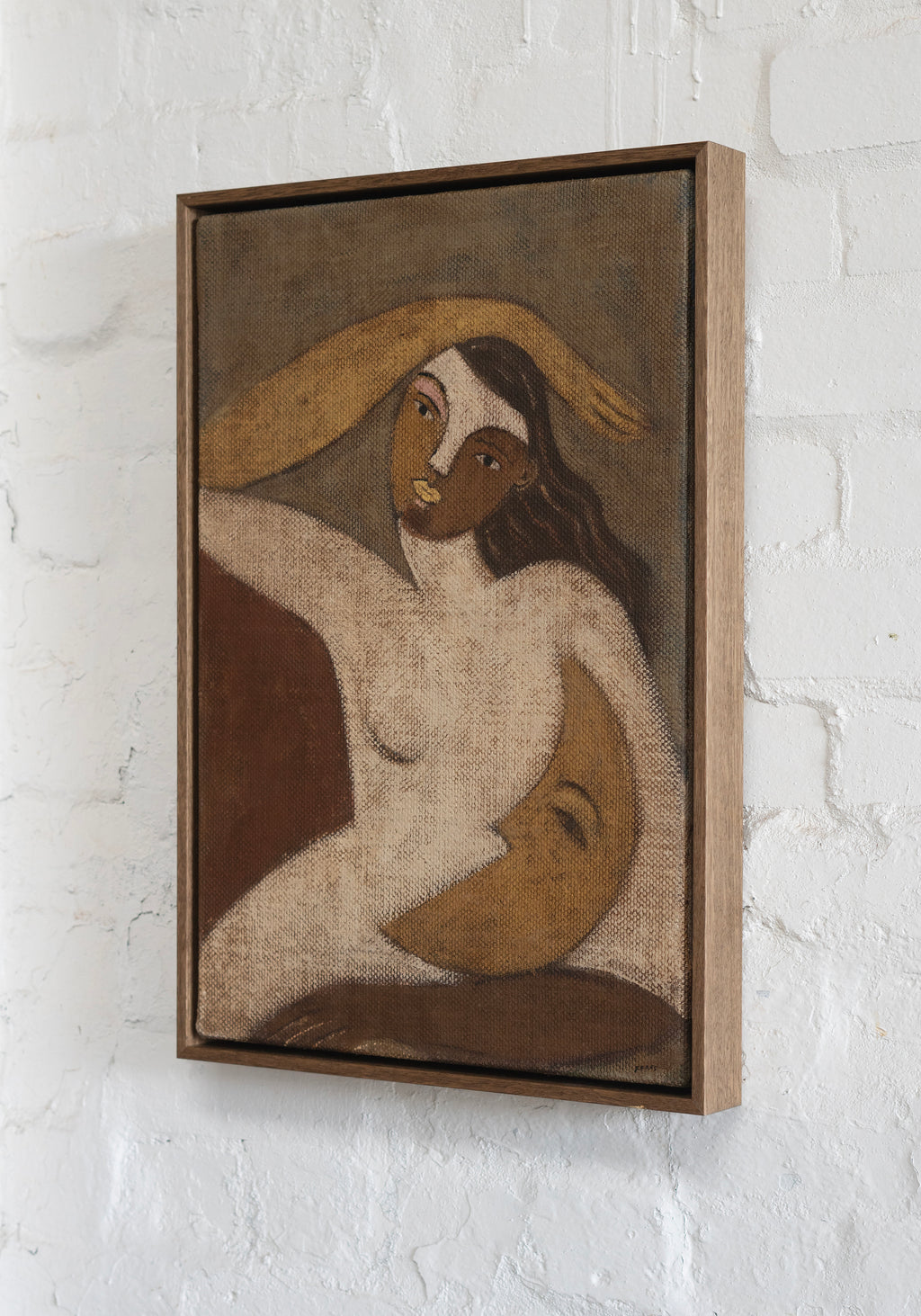 Painting by Brittany Ferns titled "Keeper Of Small Worlds Three" - 3.