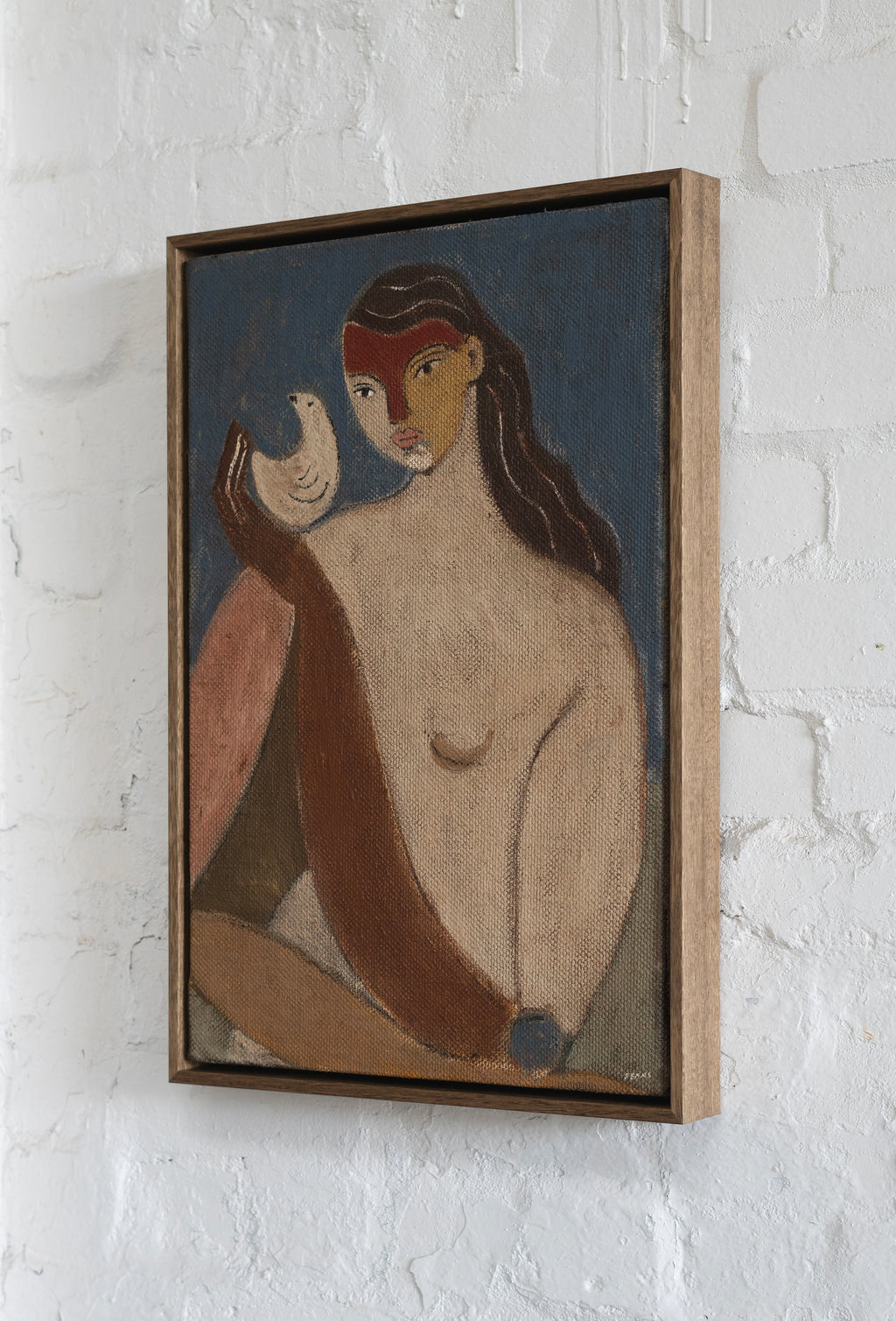 Painting by Brittany Ferns titled "Keeper Of Small Worlds Two" - 3.