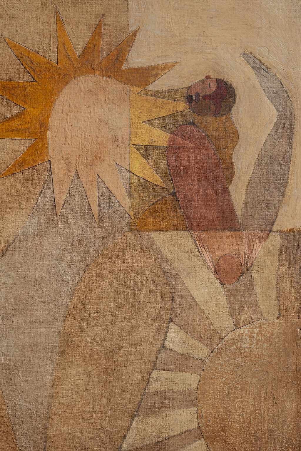 Painting by Brittany Ferns titled "Mother Sun" - 3.
