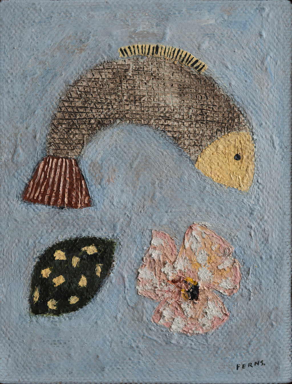 Painting by Brittany Ferns titled "Savouring Stillness 1" - 3.