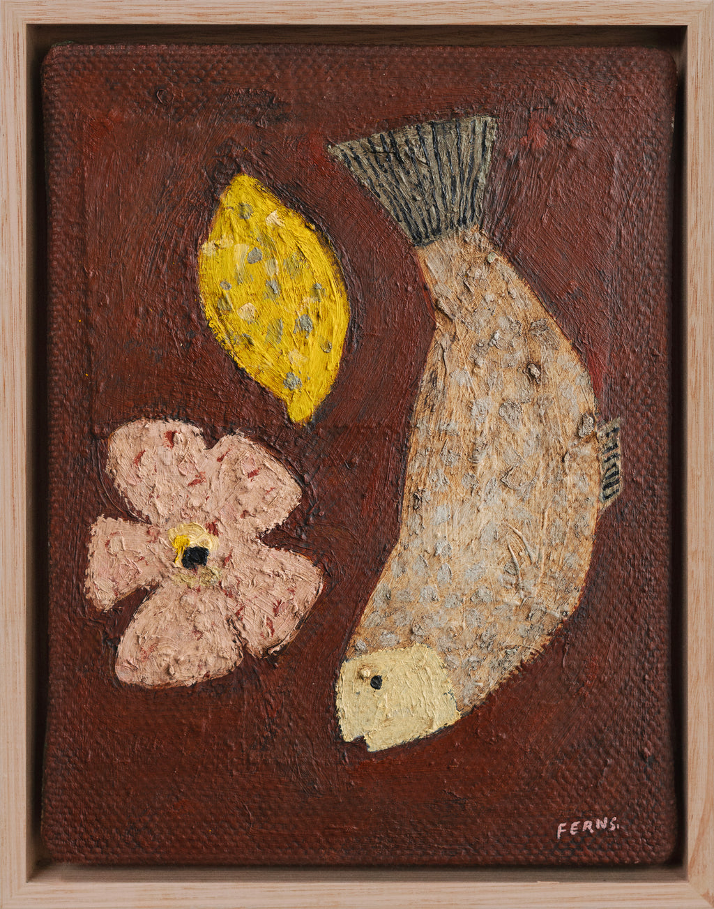 Painting by Brittany Ferns titled "Savouring Stillness 2" - 3.