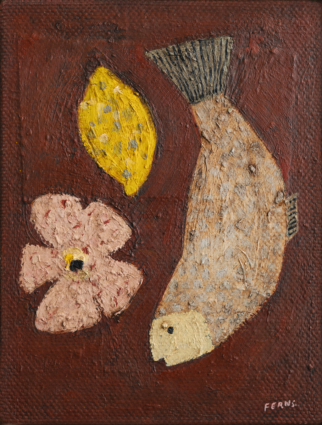Painting by Brittany Ferns titled "Savouring Stillness 2" - 2.