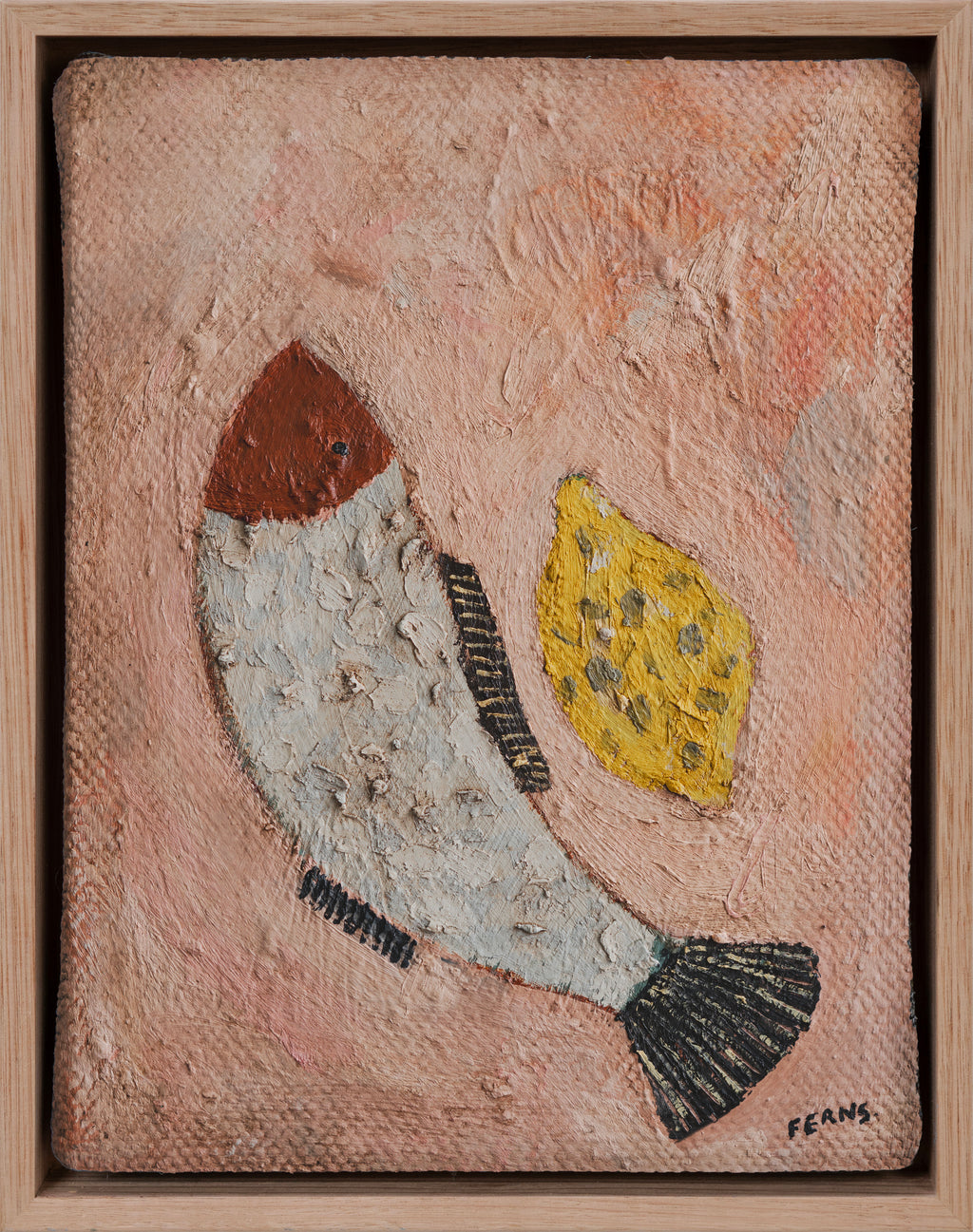 Painting by Brittany Ferns titled "Savouring Stillness 3" - 3.
