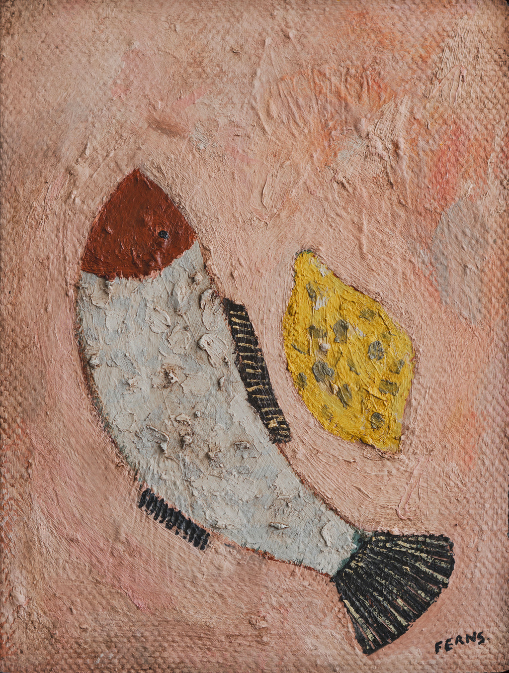 Painting by Brittany Ferns titled "Savouring Stillness 3" - 2.