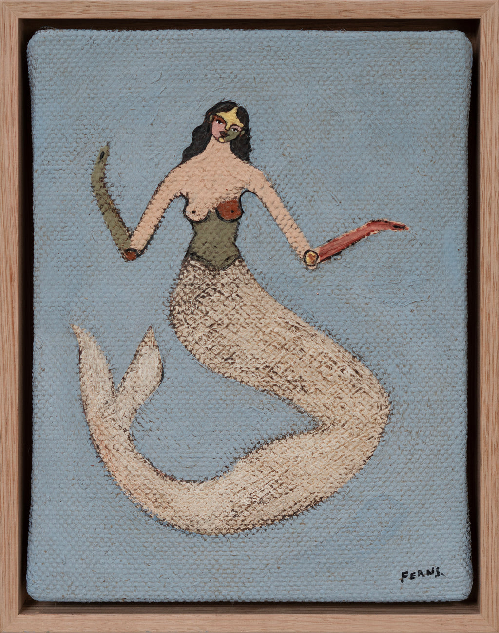 Painting by Brittany Ferns titled "The Sea's Storyteller 1" - 2.