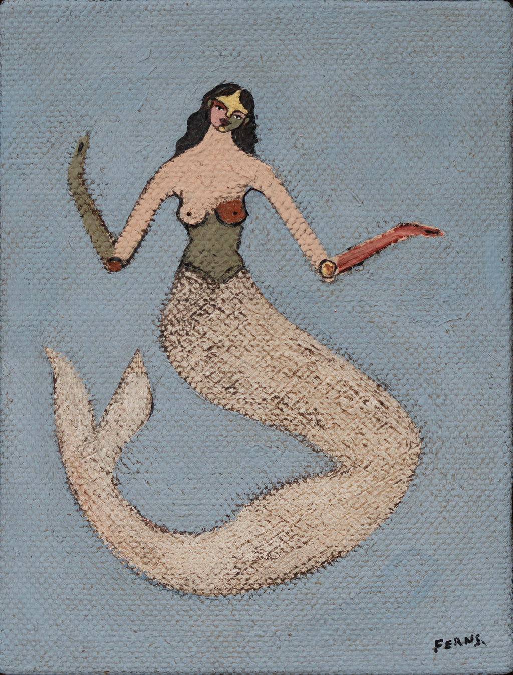 Painting by Brittany Ferns titled "The Sea's Storyteller 1" - 3.