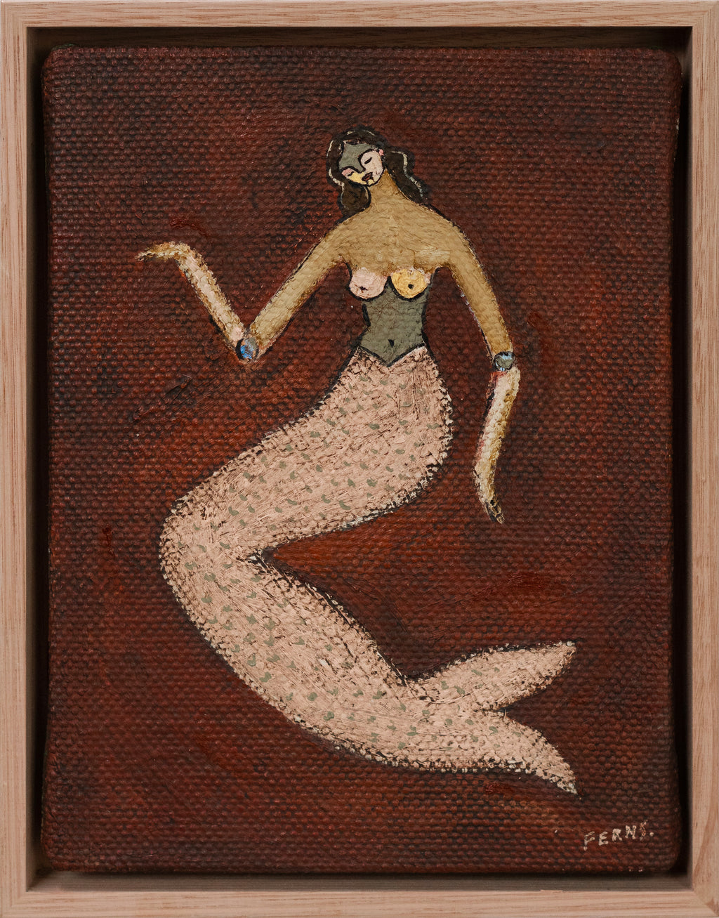 Painting by Brittany Ferns titled "The Sea's Storyteller 2" - 2.