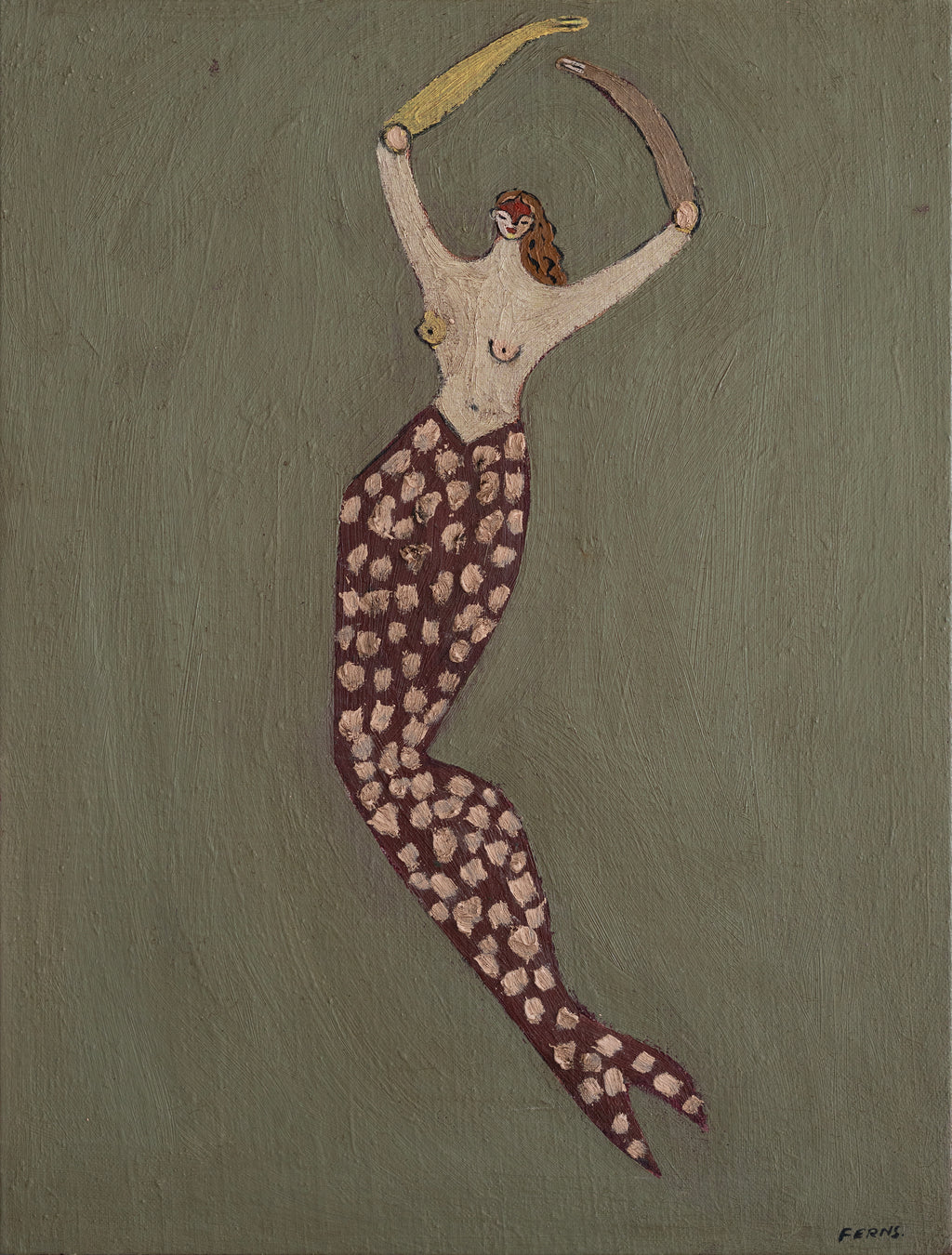 Painting by Brittany Ferns titled "The Tidekeeper 2" - 2.