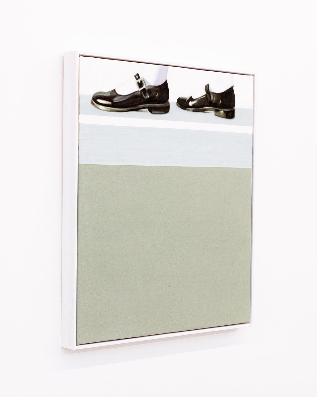 Painting by Bryce Anderson titled "C's Shoes Left" - 3.