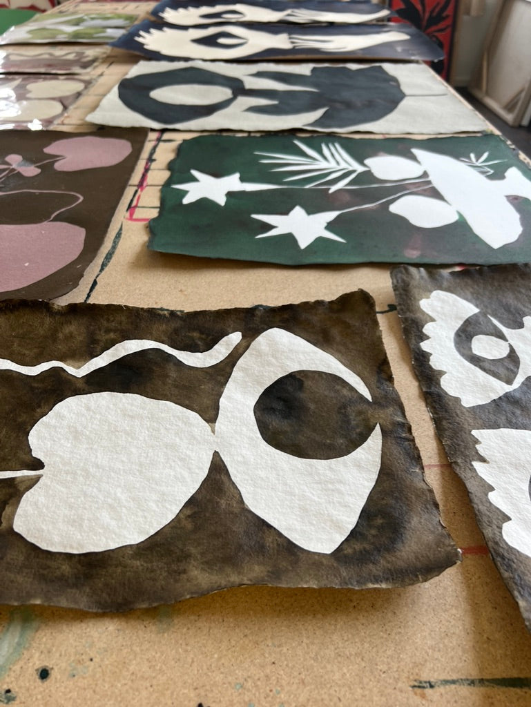 Painting by Kate Roebuck titled "Cherry on Top" - 5.