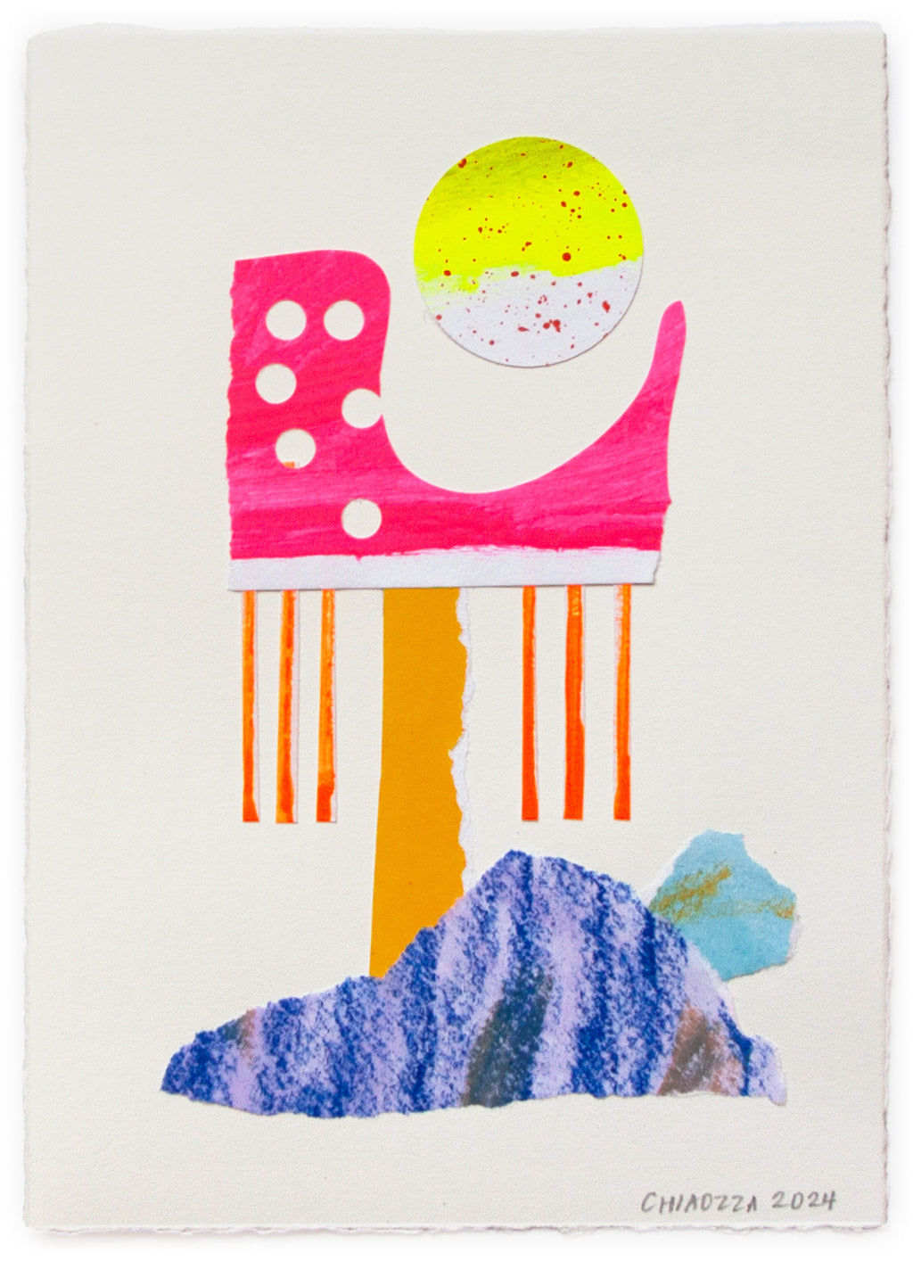 Mixed Media by Adam Frezza & Terri Chiao (CHIAOZZA) titled "Exquisite Plant Collage (Untitled)" - 2.