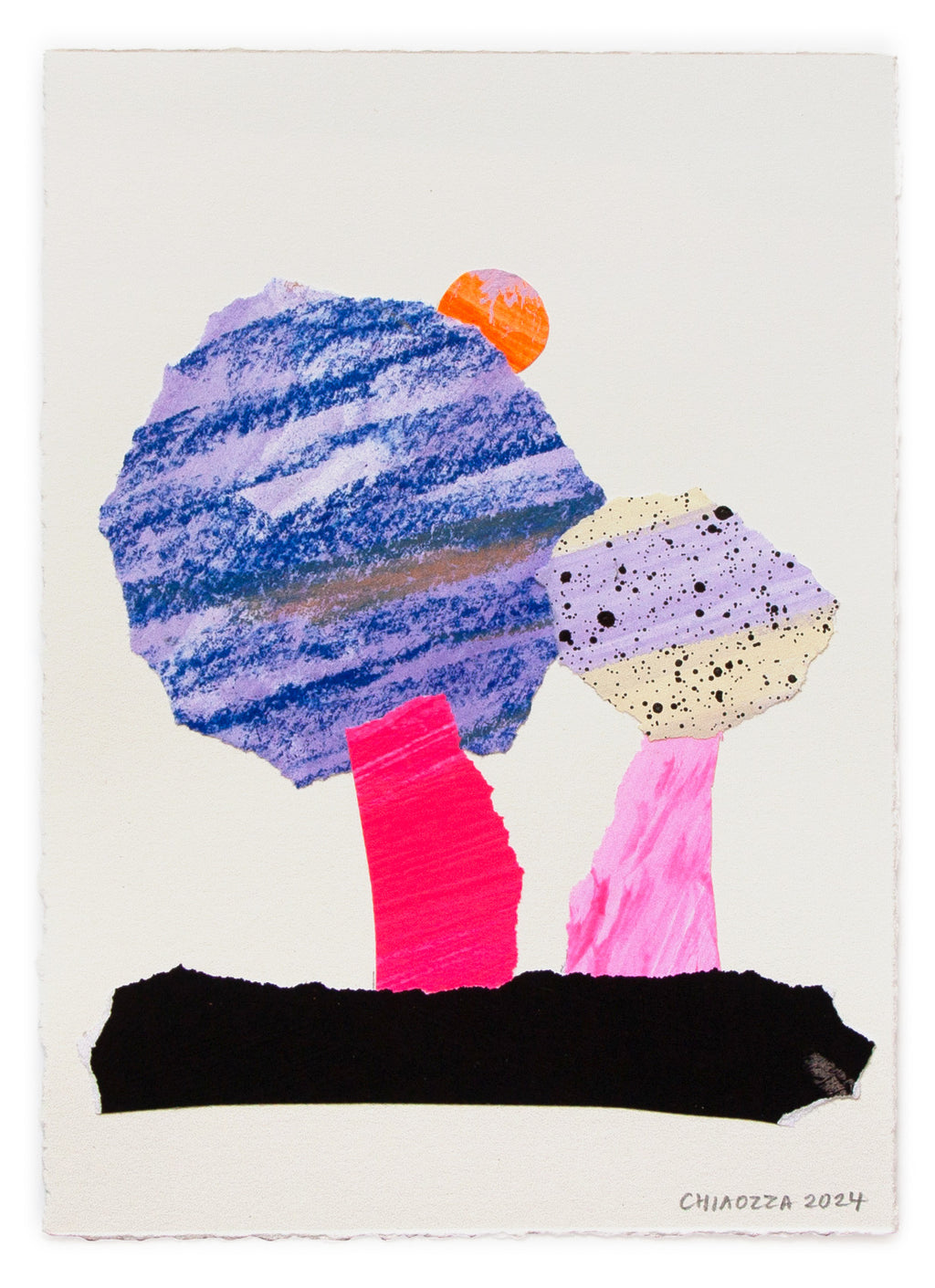 Mixed Media by Adam Frezza & Terri Chiao (CHIAOZZA) titled "Exquisite Plant Collage (Untitled)" - 2.