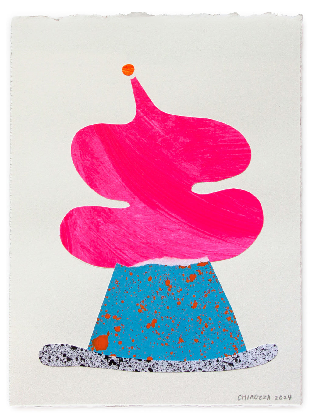 Mixed Media by Adam Frezza & Terri Chiao (CHIAOZZA) titled "Exquisite Plant Collage (Untitled)" - 2.