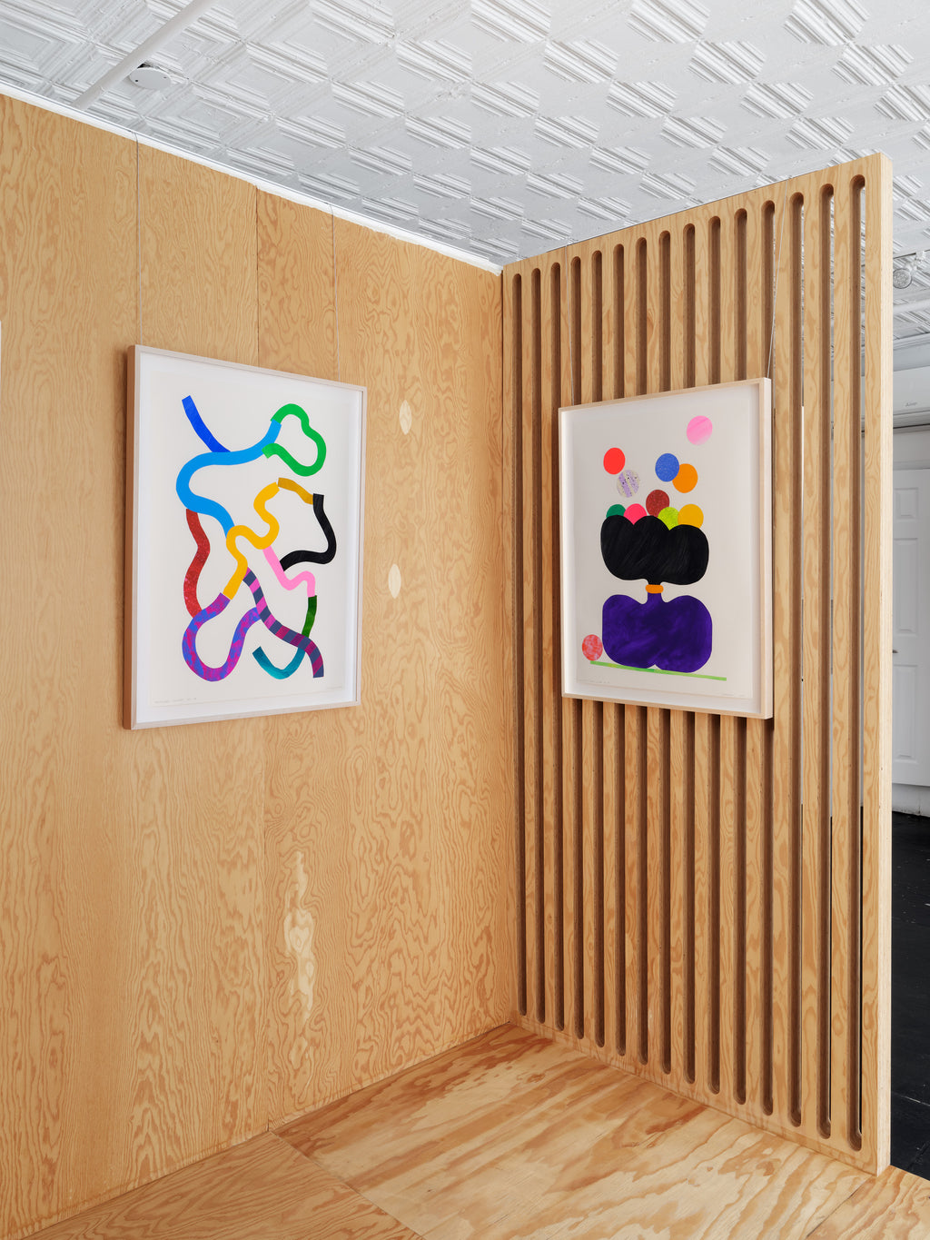 Mixed Media by Adam Frezza & Terri Chiao (CHIAOZZA) titled "Meander Collage No. 29" - 5.