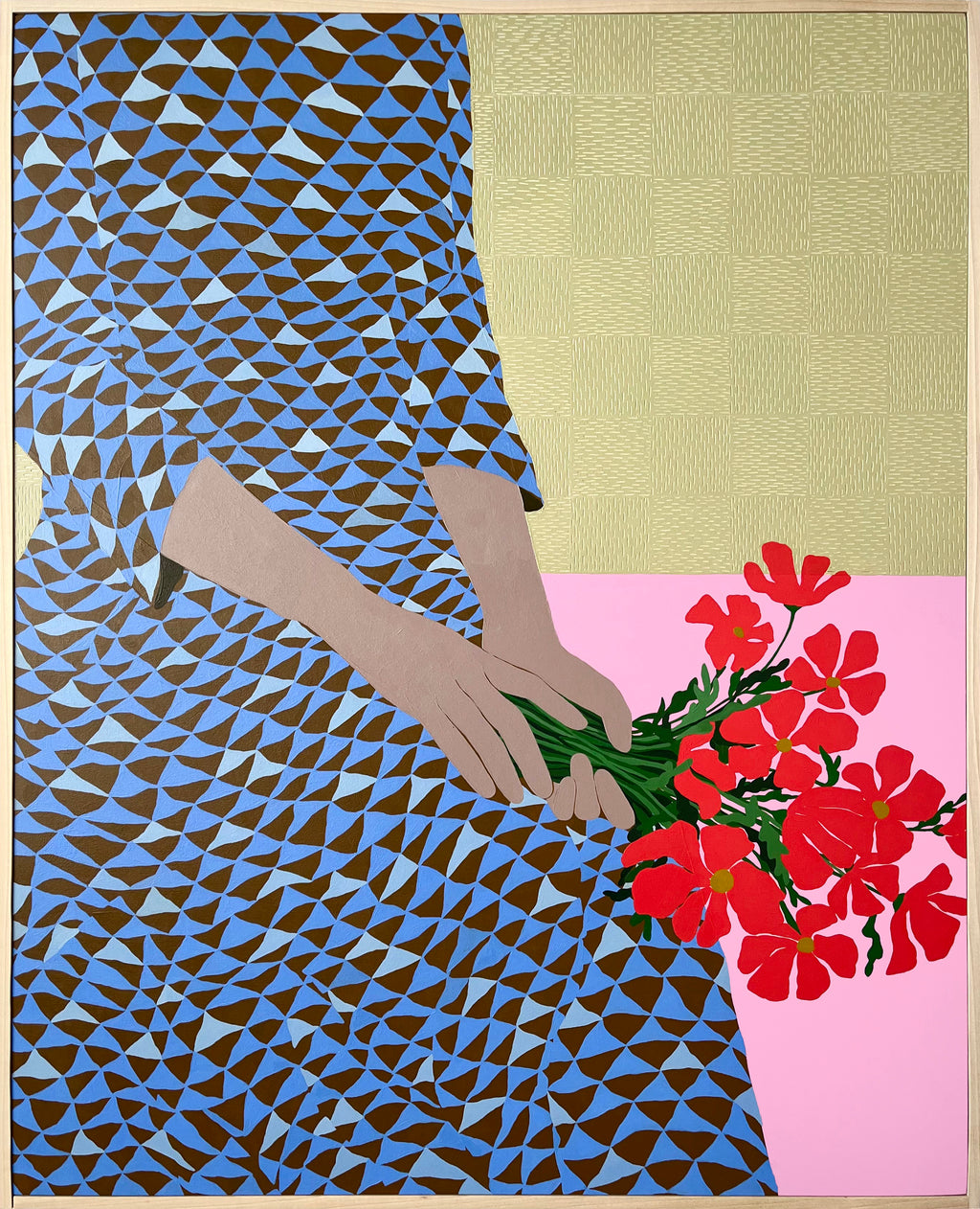 Painting by Carmen McNall titled "Bouquet of Poppies" - 2.