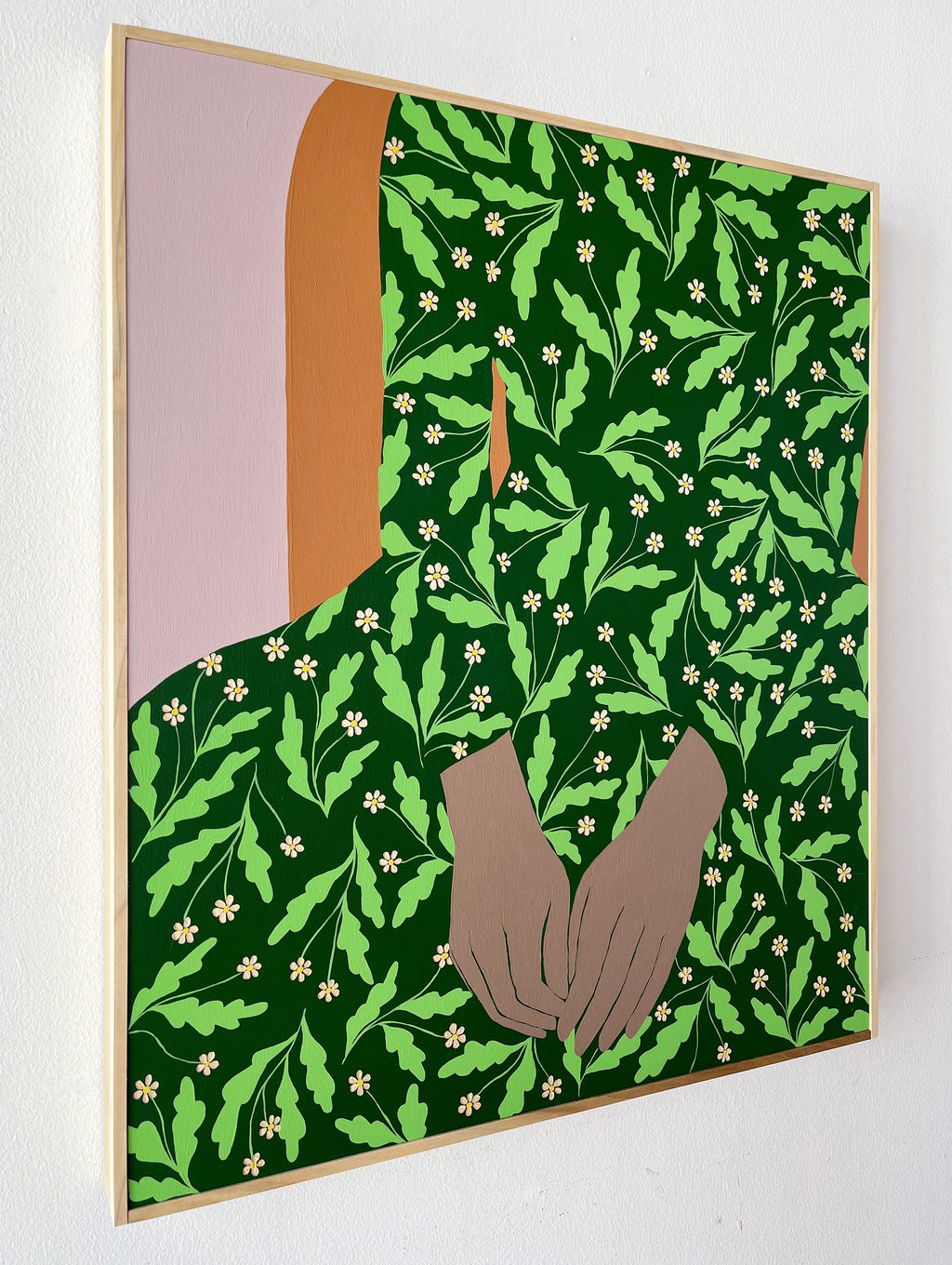 Painting by Carmen McNall titled "Chamomile" - 3.