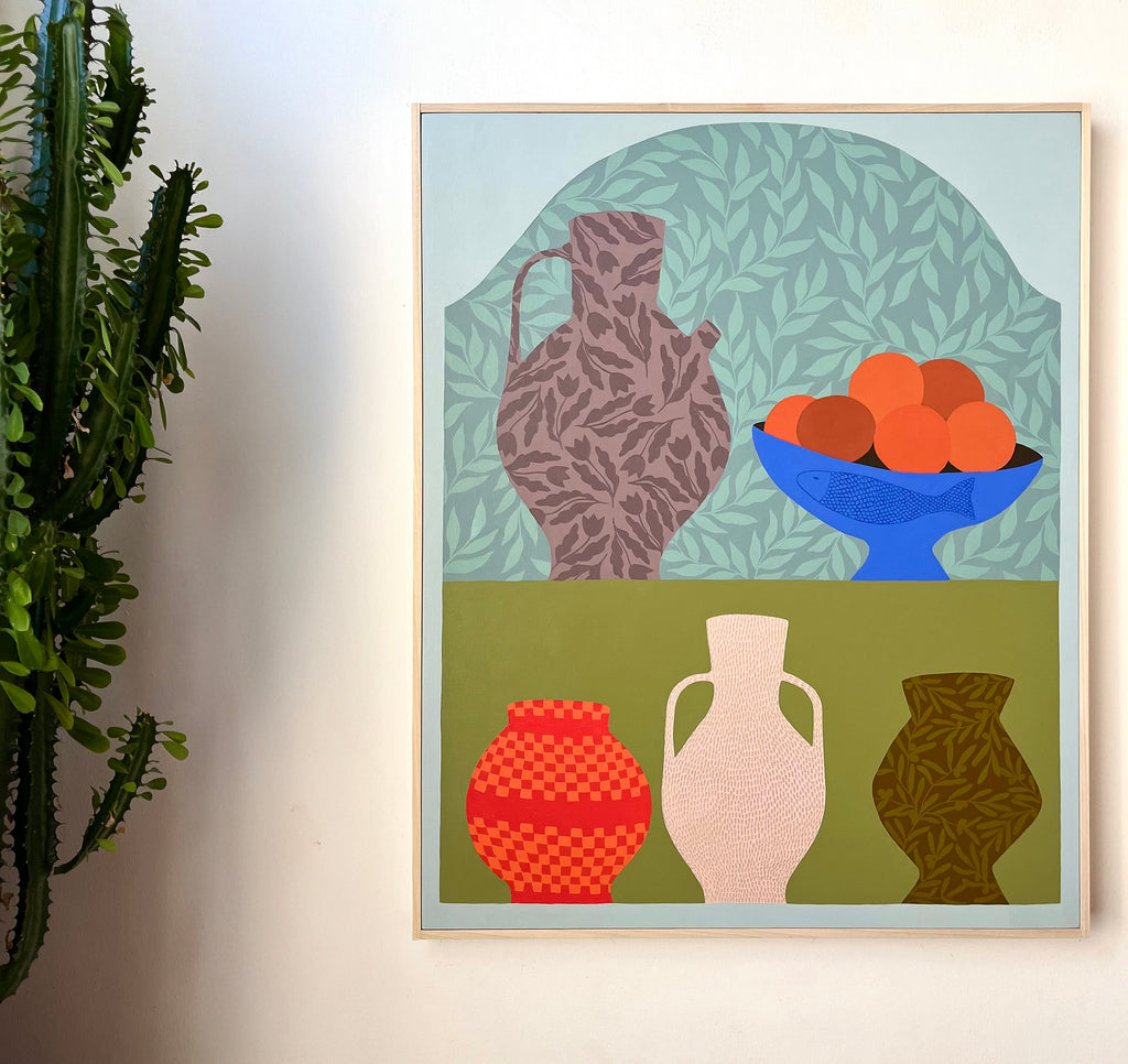 Painting by Carmen McNall titled "Talisman Compilation #1" - 3.