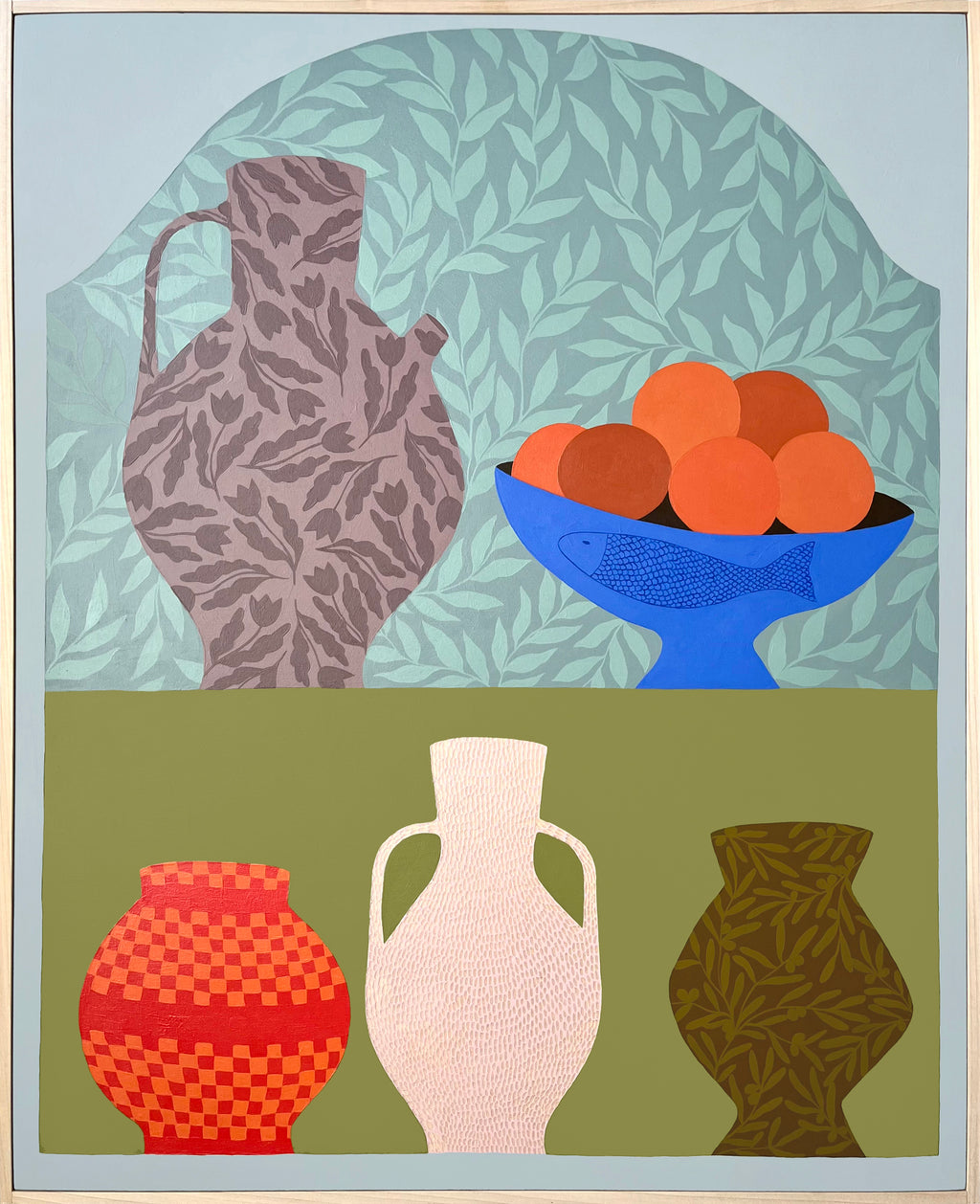 Painting by Carmen McNall titled "Talisman Compilation #1" - 2.