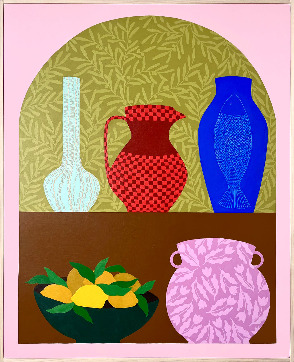 Painting by Carmen McNall titled "Talisman Compilation #2" - 2.