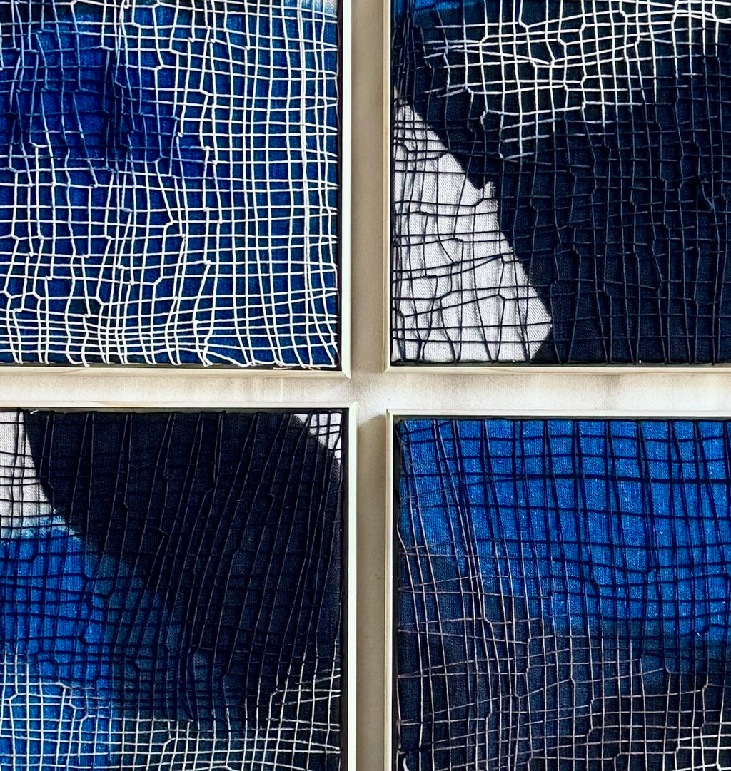 Painting by Carrie Crawford titled "Community Agreements" - 3.