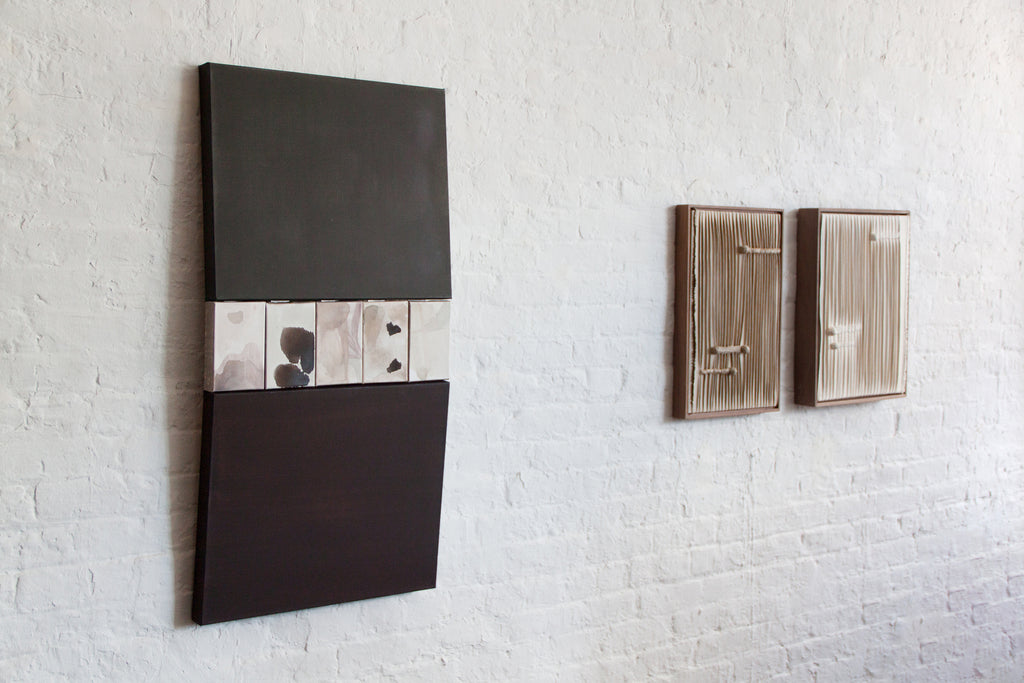 Painting by Laura Naples titled "Letting in / Letting go" - 5.