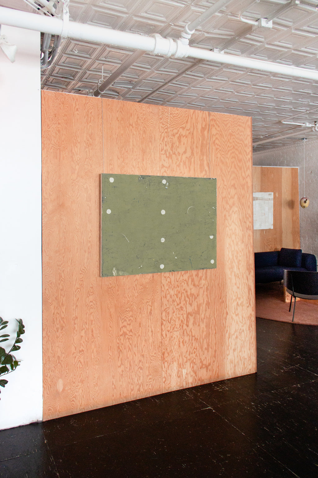 Painting by Clay Mahn titled "Holding Pattern (RE)" - 6.