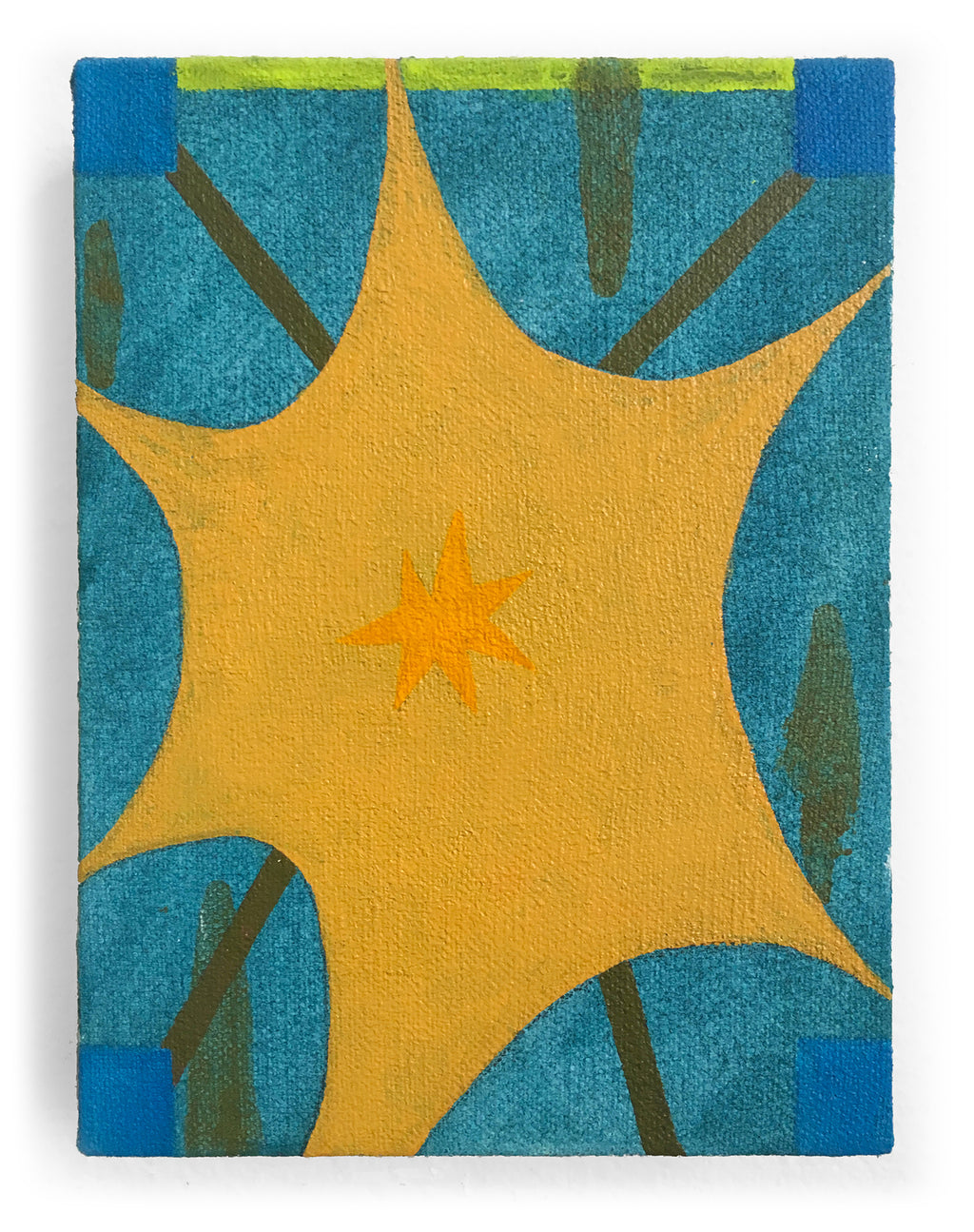 Painting by Jessica Simorte titled "Centermost" - 2.