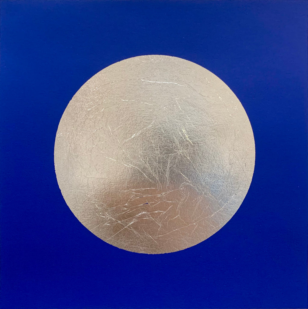 Print by Chad Kouri titled "Reflection Pool Blue (10x10 print)" - 2.