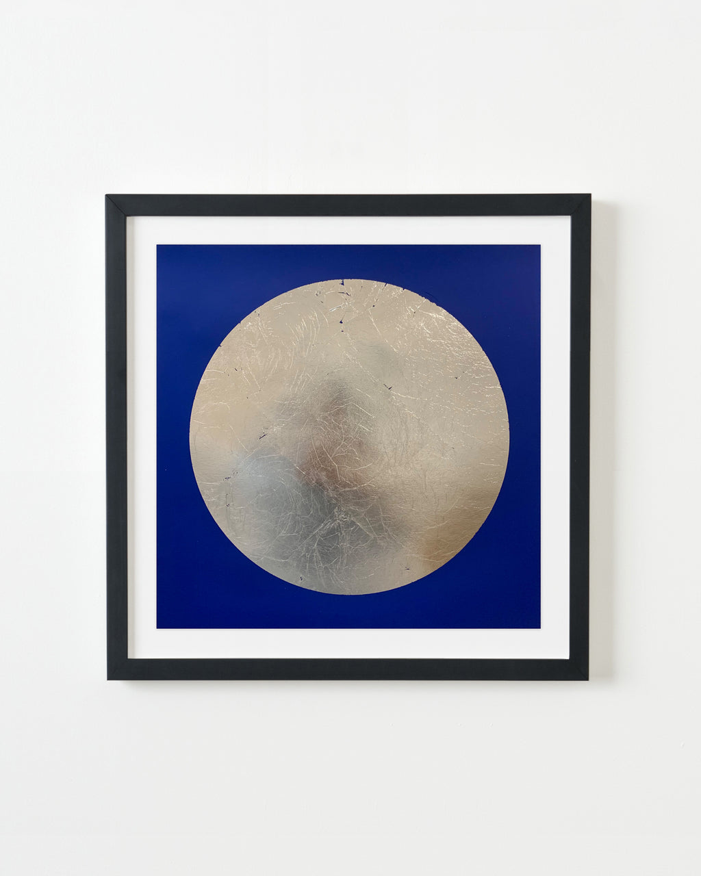 Print by Chad Kouri titled "Reflection Pool Blue (20x20 print)" - 3.