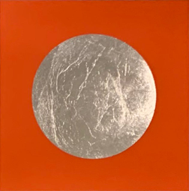 Print by Chad Kouri titled "Reflection Pool Orange (10x10 print)" - 2.