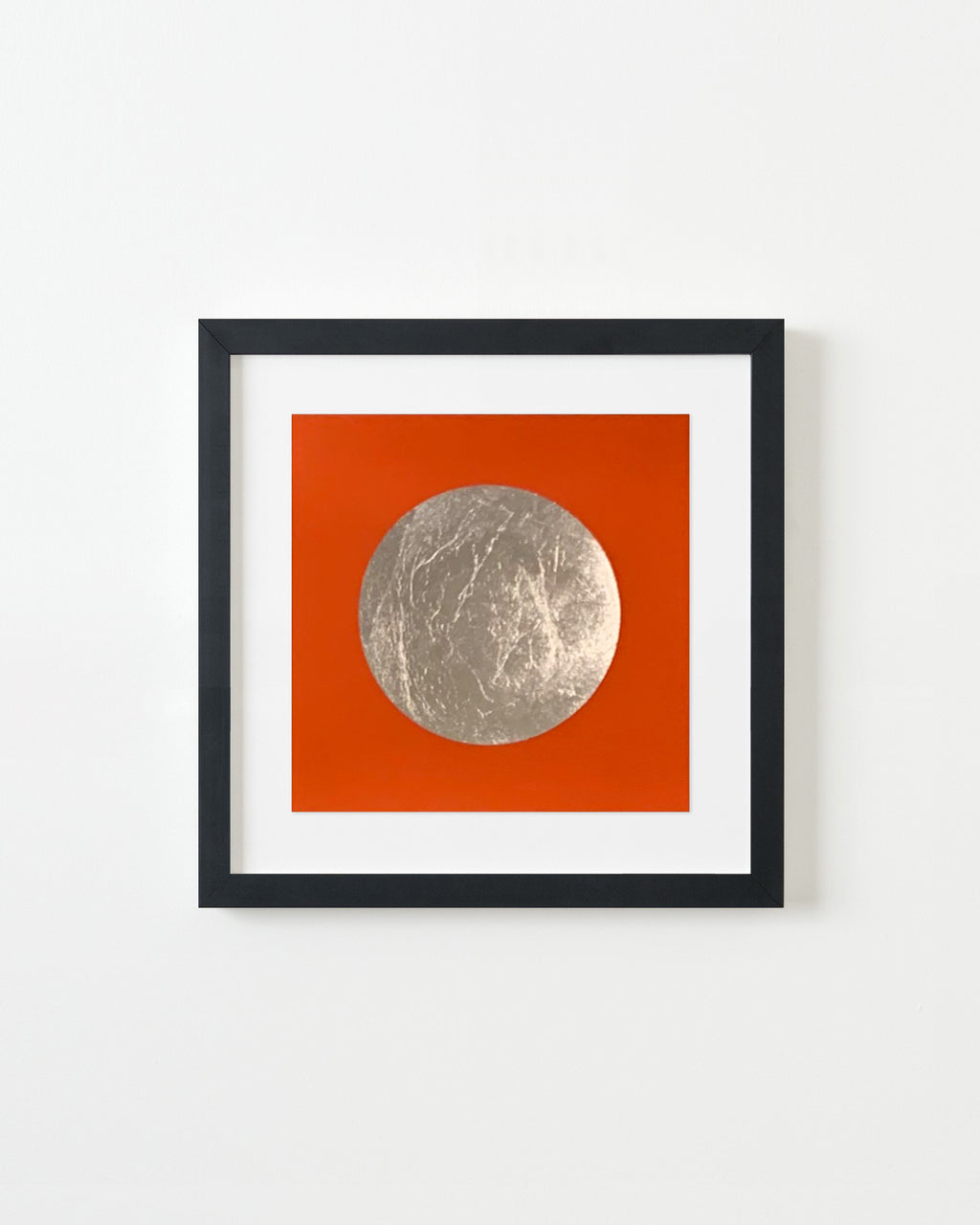 Print by Chad Kouri titled "Reflection Pool Orange (10x10 print)" - 3.